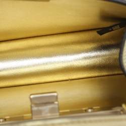 Pre Owned Fendi Green Suede Embellished Peekaboo ISeeU Petite Bag