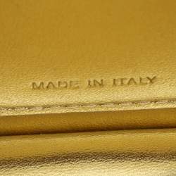 Pre Owned Fendi Green Suede Embellished Peekaboo ISeeU Petite Bag