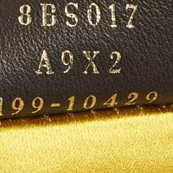 Pre Owned Fendi Purple Sequins and Leather Mini Baguette Bag