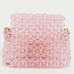 Pre Owned حقيبة فنـدي بـيـكـو بـاغيـت وردية مزينة بالخرز