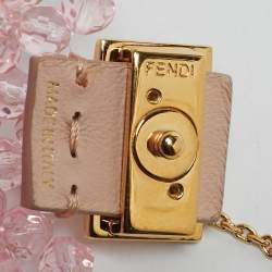 Pre Owned حقيبة فنـدي بـيـكـو بـاغيـت وردية مزينة بالخرز