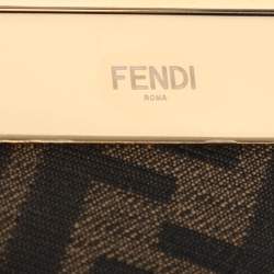 Pre Owned Fendi Burgundy Leather Fendi First Midi Shoulder Bag