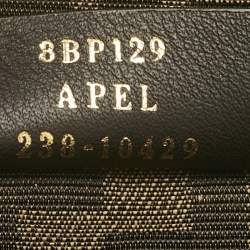 Pre Owned Fendi Light Beige Canvas Astrology Small First Shoulder Bag