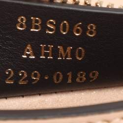 Pre Owned Fendi Light Rose Leather O'Lock Swing Shoulder Bag