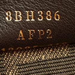 Pre Owned Fendi Yellow/White Crochet Fabric Medium Sunshine Shopper Tote