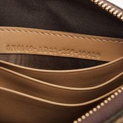 مملوكة مسبقًا Fendi Baguette Medium Tobacco Zucca Canvas Flat Pouch