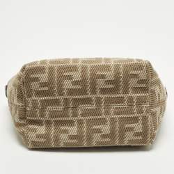 Pre Owned حقيبة فنـدي سيليريا صغيرة ذهبية جلدية رول توت