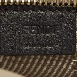 Pre Owned حقيبة فنـدي سيليريا صغيرة ذهبية جلدية رول توت