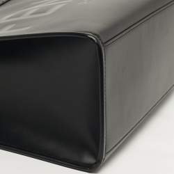 Pre Owned Fendi Sunshine Medium Black Leather Shopper Tote