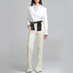 Pre Owned Fendi Black Leather Utility Pouch Tool Belt Bag