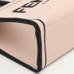 Pre Owned حقيبة تسوق فاندي صغيرة قماش وردي