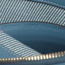 Pre Owned Fendi By The Way Mini Blue FF Jacquard Crossbody Bag