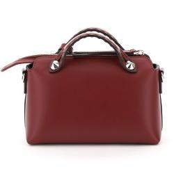 Pre Owned Fendi Brown Leather Mini By The Way Bag