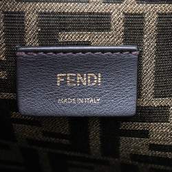 Pre Owned Fendi Beige Leather Medium First Shoulder Bag