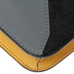 Pre Owned Fendi Multicolor Leather 2Jours Envelope Clutch