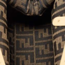 مملوكة مسبقًا Fendi Black Leather Small Fendi First Shoulder Bag