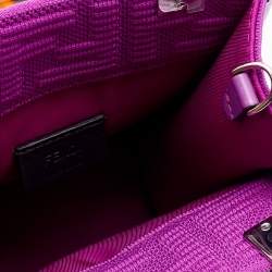 مملوكة مسبقًا حقيبة كتف فندي سنسيت جلد رصاصي صغيرة