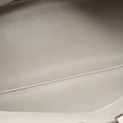Pre Owned Fendi Grey Leather Medium Studded 3Jours Tote