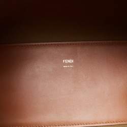 مملوكة مسبقًا Fendi Brown Leather Medium Sunshine Tote
