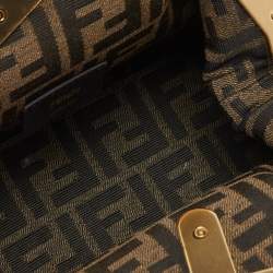 مملوكة مسبقًا Fendi Beige Leather and Python Small First Shoulder Bag