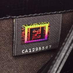 Pre Owned Fendi Multicolor Zucca Coated Canvas Zip Around Wallet