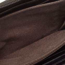 Pre Owned Fendi Multicolor Zucca Coated Canvas Zip Around Wallet