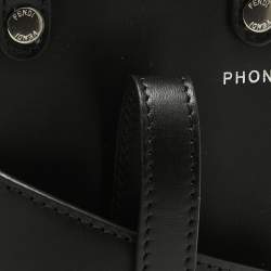 Fendi Black Leather Utility Pouch Belt Bag