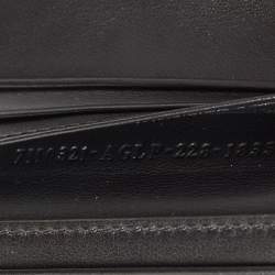 Pre Owned محفظة بطاقات فندي جلد زوكا أخضر مينت