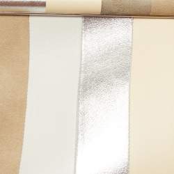 مملوكة مسبقًا Fendi Multicolor Suede and Leather Small Fendi First Clutch