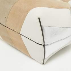 مملوكة مسبقًا Fendi Multicolor Suede and Leather Small Fendi First Clutch