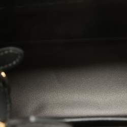 Pre Owned Fendi Black Leather Small Sunshine Tote