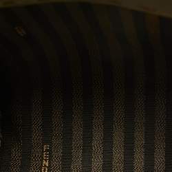 Pre Owned Fendi Green Leather Mini Sunshine Tote