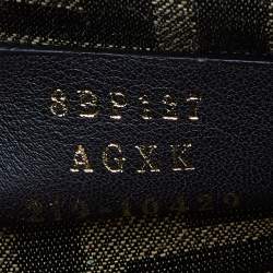 Pre Owned Fendi Mustard Karligraphy Suede and Velvet Medium Camoscio First Shoulder Bag