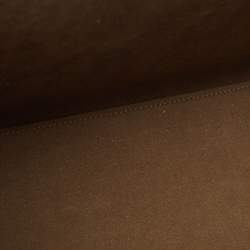 Pre Owned Fendi Off White Zucca Embossed Leather Medium Sunshine Tote