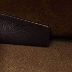 Pre Owned Fendi Off White Zucca Embossed Leather Medium Sunshine Tote