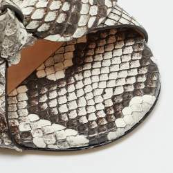 Pre Owned صندل فيندي فريدوم بايثون بيج مقاس 41 بفتحة كعب