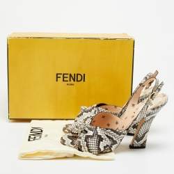 Pre Owned صن�دل فيندي فريدوم بايثون بيج مقاس 41 بفتحة كعب