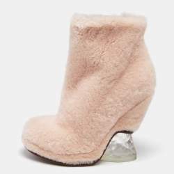 hot pink fendi snow boots