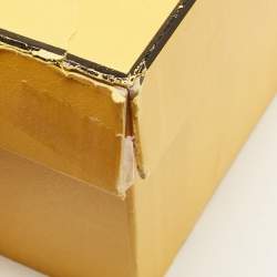 Pre Owned Fendi Navy Black Leather Ffreedom Wedge Ankle Boots Size 40