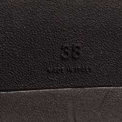 مملوكة مسبقًا Fendi White/Brown Monogram Mesh Rockoko Velcro Strap Low Top Sneakers Size 38