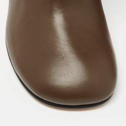 Fendi Brown Leather Fendi First Ankle Boots Size 37