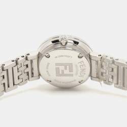 Fendi Brown Stainless Steel Diamond Forever Fendi F103111101 Women's Wristwatch 19 mm