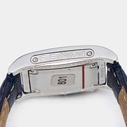 Fendi Mother of Pearl Stainless Steel Leather 7100L Women's Wristwatch 21 mm