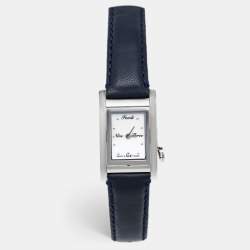 Fendi Mother of Pearl Stainless Steel Leather 7100L Women's Wristwatch 21 mm