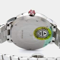 Pre Owned Fendi Mother Of Pearl Stainless Steel IShine 12100M Women's Wristwatch 38 mm