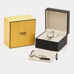 Fendi Mother Of Pearl Stainless Steel IShine 12100S Women's Wristwatch 34 mm