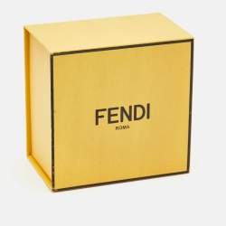 Pre Owned Fendi O'Clock Gold Tone Bracelet S