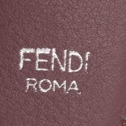 Pre Owned حمالة حقيبة كتف فندي ستراب يو جلد متعدد الألوان مرصعة 