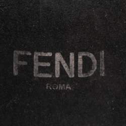 Fendi Beige Leather Graphy Headband