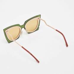 Pre Owned Fendi Multicolor FF FF0117/S Cat Eye Sunglasses